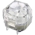thumbnail image 3 of Caja de almacenamiento de joyería, organizador de exhibición de pendientes de anillo transparente acrílico, estuche de regalo (blanco) para artículos pequeños, 20 Uds., 3 of 5