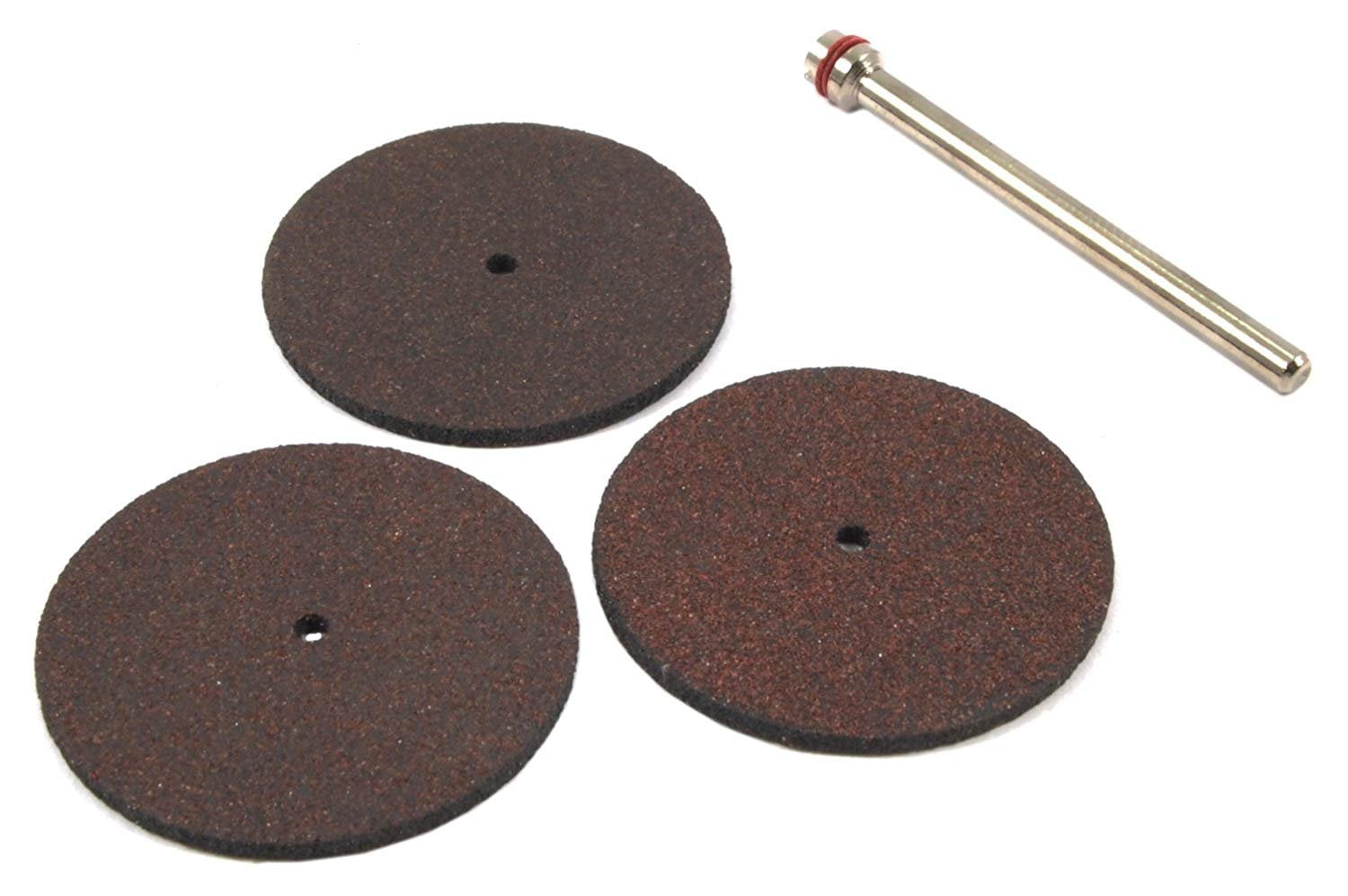 Forney 60222 Cut Off Wheel Kit with 1/8Inch Mandrel, 11/4Inch, 2