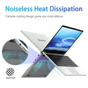 14.1in Windows 11 Pro Laptop, 8GB DDR4, 512GB SSD Computer, Intel Celeron, 1920x1080, 1TB Expansion, Silver