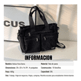 thumbnail image 2 of Bolso Tote Bag de Pana 14 Pulgadas Unisex Bolso  Lab.G Negro, 2 of 5