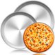 thumbnail image 1 of 8inch & 10inch & 12inch, 3 Pcs Pizza Pan Set Stainless Steel Pizza Pan Round Pizza Oven Pans Tray F Banmo, 1 of 5