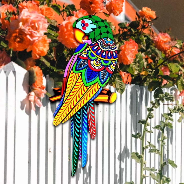Large Wall Decor Ferraycle Metal Wall Art Bird On Tree Branch ...