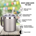 thumbnail image 5 of Neihepal 14oz Double Wall Vacuum Insulated Coffee Mug with Leakproof Lid & Handle, 2 Pack, Mix, 5 of 7