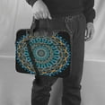 thumbnail image 5 of Lsque Mandala Pattern Laptop Bag – Portable & Slim Single-Shoulder Computer Case with Adjustable Strap, Protective, Lightweight for 13”/14”/15.6” Laptops, 5 of 8