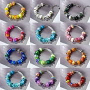 European Large Hole Beads, Spacer Beads, Rhinestone Craft Beads for DIY Charms Bracelet Jewelry Making