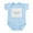 Sky Blue, variant on CafePress - Photographer's Assistant Infant Bodysuit - Baby Light Bodysuit, Size Newborn - 24 Months