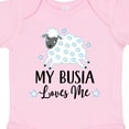 thumbnail image 4 of Inktastic My Busia Loves Me Baby Lamb Boys or Girls Baby Bodysuit, 4 of 5