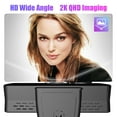 thumbnail image 6 of 1440P  Webcam Computer Webcam with Microphone USB PC Camera 120-degree Wide Angle with Dual Speakers Free Drive for Recording Calling Conferencing Gaming Compatible with Windows  iOS, 6 of 7