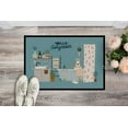 thumbnail image 2 of Silver White Shih Tzu in Bathtub Indoor or Outdoor Mat 18x27 CK7507MAT, 2 of 4