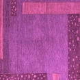 thumbnail image 1 of Ahgly Company Indoor Square Abstract Purple Modern Area Rugs, 4' Square, 1 of 4