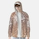 thumbnail image 2 of Fotbe Leopard Brown Chaqueta con Protección Solar UPF 50+ para Hombre y Mujer, Camisa con Capucha y Bolsillos-XX-Large, 2 of 7