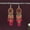 2023, variant on Delicate Earrings Bohemian Retro Fringed Red Earrings Ethnic