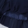 thumbnail image 4 of Alvivi Flower Girls Ruched Sleeveless Pageant Dress Wedding Party Chiffon Long Junior Bridesmaid Gown Navy Blue 6, 4 of 6