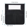 thumbnail image 6 of Classroom Chair Organizer Pockets,12-Pack Black 17x19 " Chair Back Storage with Name Tags for School,Kindergarten,and Home Use, 6 of 11