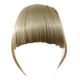 thumbnail image 2 of Pelucas con flequillo para mujer, peluca ondulada suelta, trenza, diadema, flequillo sintético, extensiones de cabello con flequillo térmico para mujer, un solo cepillo, 2 of 2