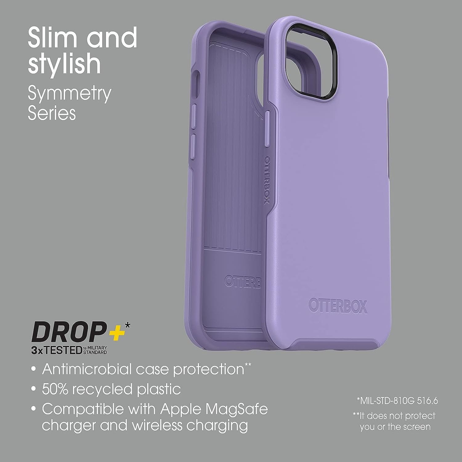 OtterBox SYMMETRY SERIES Case for iPhone 13 ONLY - RESET PURPLE