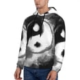thumbnail image 3 of Naloa Yin And Yang Men's Casual Hooded Collar Drawstring Hoodies Pullover Sweatshirts Casual Long Sleeve Shirts-X-Large, 3 of 7