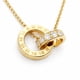 thumbnail image 2 of MOON & SELF Collar Cronos & Luz Laminado Oro 18k con Zirconias AAA, 2 of 5