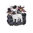 thumbnail image 2 of Creative Cartoon Puppy Pattern Print Women's Fashion Trendy Round Neck Short Sleeve, Simple Casual Sports T-shirt, Comfortable Holiday Summer Top Women's Clothing, 2 of 6