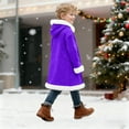 thumbnail image 3 of lnmuld Kids Jacket Winter Festival Cardigan for Kids Cozy Holiday Wear Soft Warm Jacket for Boys and Girls Celebrations and Everyday Outfits Solid Color Size:10-11 Years, 3 of 7