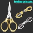 thumbnail image 5 of Foldable Scissors, Stainless Steel Portable Travel Scissors, Small Folding Scissors Pointy Sewing Scissor, Craft Scissors Yarn Cutter, Snips, Fold Up Scissor, 5 of 7