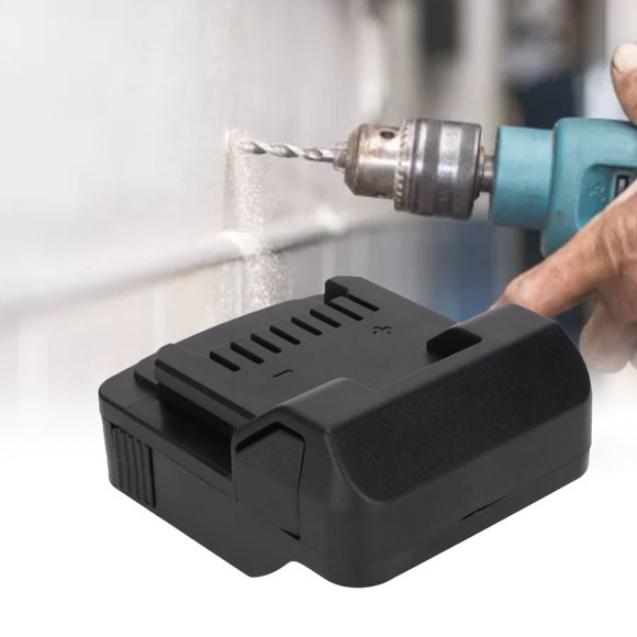 Convertidor De Batería De Litio, ABS Estructura Estable Firme Adaptador Convertidor De Batería 18V Para Batería De Herramienta Eléctrica