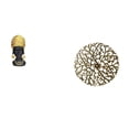 thumbnail image 1 of Elegante Estatua De Mujer De Hierro Y Resina, Centro De Mesa Artístico, Adorno Creativo Para El Hogar, Escultura De Arte De Pared Escénica Rústica Para Entrada, Estante, Oficina, Sala De, 1 of 8