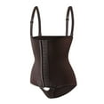 thumbnail image 6 of Gmluru Shapewear For Women Solid Color Sexy Waist Cinching Clothing Fitness Sports Jumpsuit With Chest Cushion Coffee Shaping Underwear S-3XL, 6 of 8