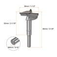 thumbnail image 2 of Uxcell Forstner Drill Bit 38mm (1-1/2") Tungsten Carbide Wood Hinge Drill Bit Woodworking, 2 of 6