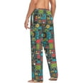 thumbnail image 6 of Top-kevin Colorful Map Pajama Pants Cute Robotic Men's Pajama Bottoms Lounge Sleepwear PJs Sleep Pants, 6 of 6