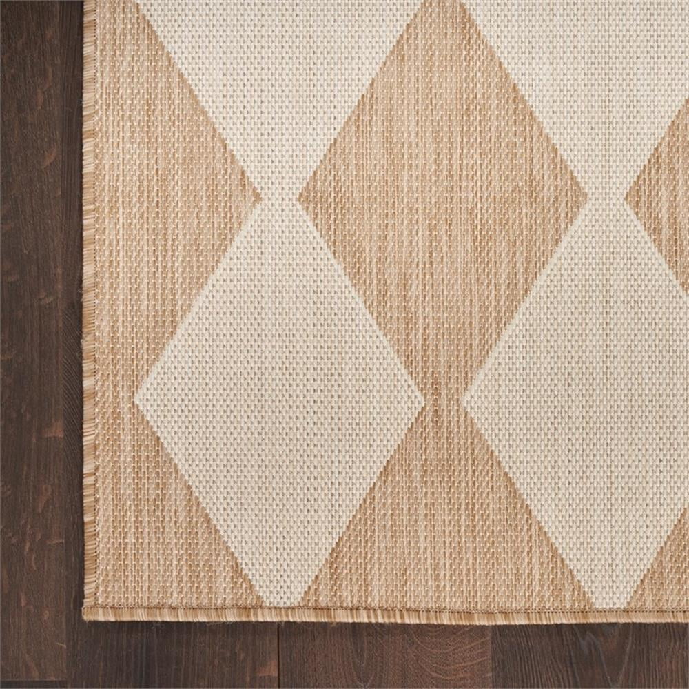 Pemberly Row Modern / Contemporary 5'x7' Jute Plush Rug in Beige