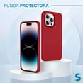 thumbnail image 2 of Funda de Protección para iPhone 14 Pro - Sovico - Silicón con Forro de Microfibra, 2 of 6