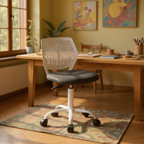 Homy Casa Adjustable Height Drafting Stool with 360° Swivel, Ergonomic Design and Quiet Casters for Art Studio, Craft Table and Creative Workspace