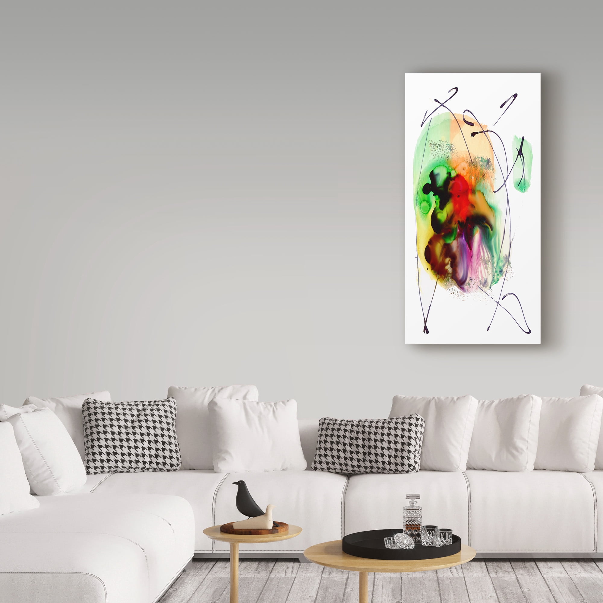 Trademark Fine Art 'Abstract number 09' Canvas Art by Masters Fine Art
