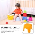 thumbnail image 3 of Foot Stool Plastic Step Stool Bathroom Stepping Foot Stool Toilet Step Stool, 3 of 9