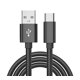 thumbnail image 1 of Cable de carga USB de nailon tipo C a A, compatible con Kurdene DBK05/S8, Ltinist BX29/BX27, Occiam T9/T17 y Tribit., 1 of 3