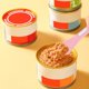 thumbnail image 5 of Paquete de 4 suministros para latas de comida para mascotas, juego de cubiertas de silicona para latas de mascotas, tapas y cucharas para latas de comida para perros y gatos TUNC Sencillez, 5 of 5
