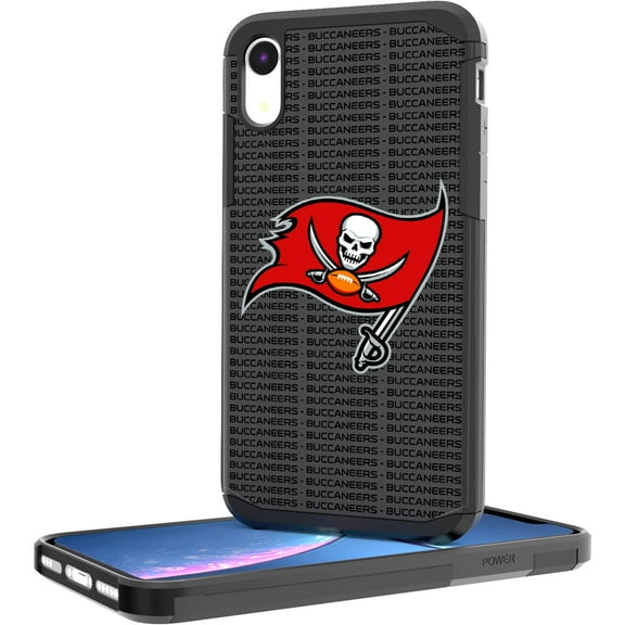 Tampa Bay Buccaneers iPhone Rugged Case with Text Design