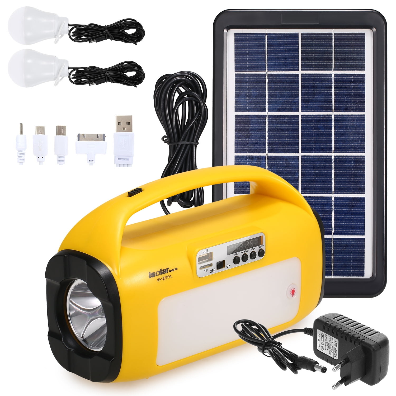 Solar Generator Lighting System Portable Solar Power Generator Kit with