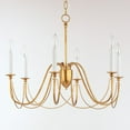 thumbnail image 5 of 12166GL Maxim Lighting Plumette - 6 Light Chandelier In Traditional Style-22 Inches Tall and 28 Inches Wide-Gold Leaf Finish    -Traditional, 5 of 5