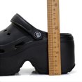 thumbnail image 4 of Sandalias gruesas de 9CM para mujer, zapatillas de tacón alto y suela suave, zapatos de playa y jardín impermeables para exteriores, novedad de verano 2024, 4 of 5