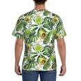 thumbnail image 2 of Naloa Green Tropical Men's T-Shirt Sport T-shirt Men's Basic Tee Casual Men's Shirt, Round Neck, Short Sleeves - Small, 2 of 5