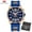 Gold Blue, variant on MINI FOCUS Wrist Watch Men Waterproof Fashion Luxury Brand Sport Clock Men's Wristwatch Quartz Relogio Masculino Silicone Strap