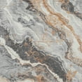 thumbnail image 5 of HomeRoots 618431 5 x 8 ft. Silver & Copper Abstract Washable Indoor & Outdoor Rectangle Area Rug, 5 of 5