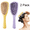 A-2pack, variant on 2-Pack Double Sided Silicone Shampoo Brush, 2-in-1 Scalp Massager & Hair Detangler Comb, Wet Dry Use for Deep Cleansing, Dandruff Reduction, Hair Growth Stimulation