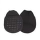 thumbnail image 1 of Zhuge 2 piezas de almohadillas para el antepié, calcetines para hombre, calcetines de medio forro,sandalias, plantillas para tacones altos, almohadillas de esponja para los dedos (negro), 1 of 5