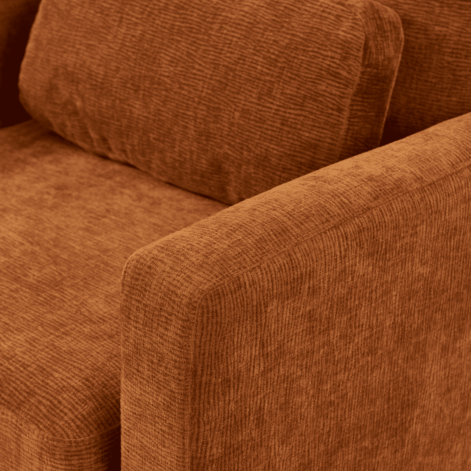 Gewnee Modern Chenille Accent Armchair - Upholstered with Solid Wood Frame, Ideal for Living Room, Bedroom, Office