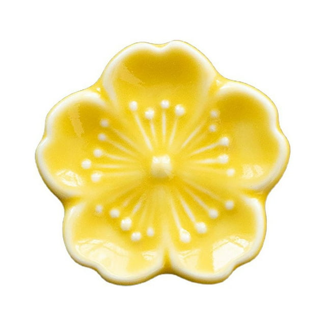 EIMELI Support d'Encens Réaliste en Céramique Polie Élégant pour Fleurs pour Cadeaux