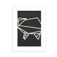 thumbnail image 1 of Origa Pig Geometric Shape Desktop Photo Frame Picture Display Decoration Art Painting, 1 of 3