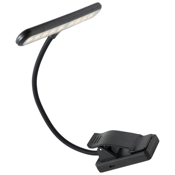 WHAMVOX 27-LED Table Lamp Clip On Book Light Flexible Dimmable Orchestra Piano Light